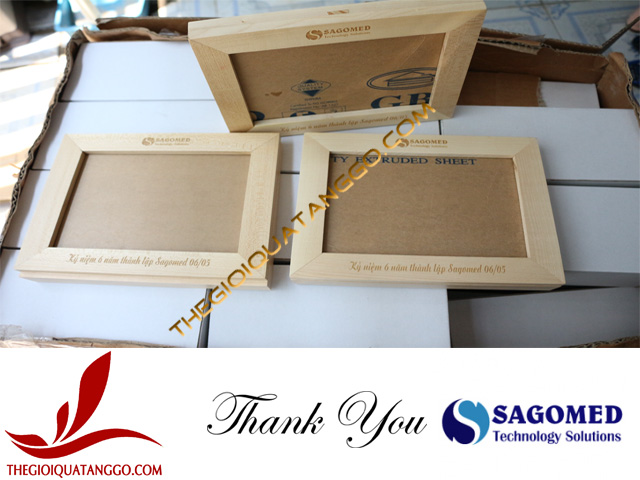 Tổng công ty Sagomex đặt hàng khung ảnh gỗ maple cao cấp