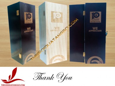 Công ty Cổ Phần Thương Mại và Dịch Vụ Golden Gate đặt hộp rượu gỗ làm quà tặng khách hàng