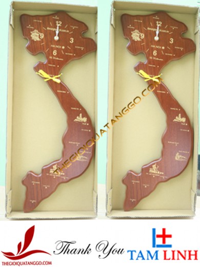 Khách hàng tiêu biểu – Công ty Cổ phần Dịch vụ Đồ cúng Tâm Linh đặt đồng hồ gỗ bản đồ Việt Nam làm quà tặng khách hàng và đối tác