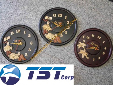 Khách Hàng Tiêu Biểu - Công Ty TST Corp đặt mẫu sản phẩm đồng hồ treo tường hoa cúc, hoa huệ