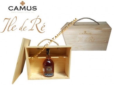 Thiết kế hộp rượu gỗ 3 chai cho nhãn hiệu rượu nổi tiếng Camus