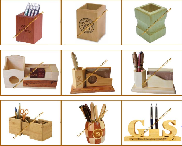 Những dụng cụ văn phòng là món quà tặng gỗ ngày 20-11 rất thiết thực với giáo viên