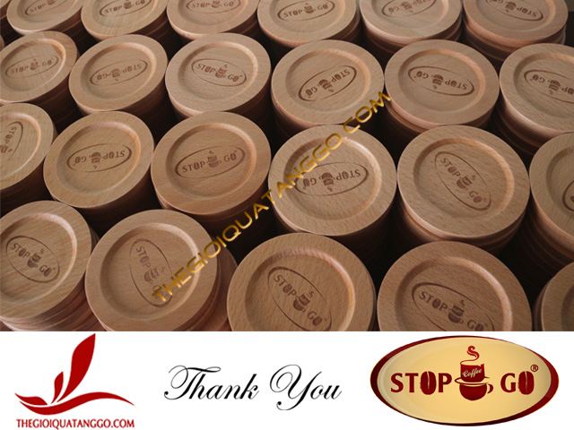 Công ty Song Thịnh Phát (Stop Coffee Go) đặt đế lót ly gỗ beech