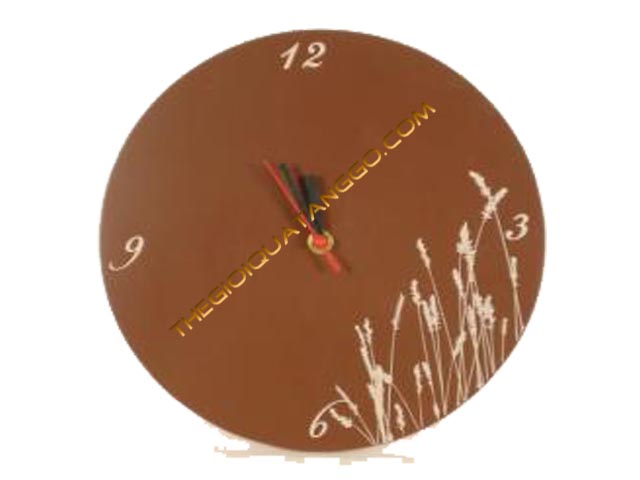 đồng hồ gỗ treo tường gỗ nâu đồng hồ gỗ treo tường gỗ nâu