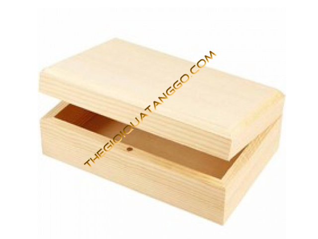 hộp gỗ hình chữ nhật
