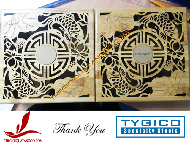 Công ty TYGICO đặt hộp gỗ tre nhân dịp năm mới