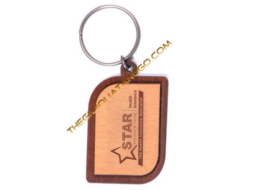 Móc Khóa Gỗ Star