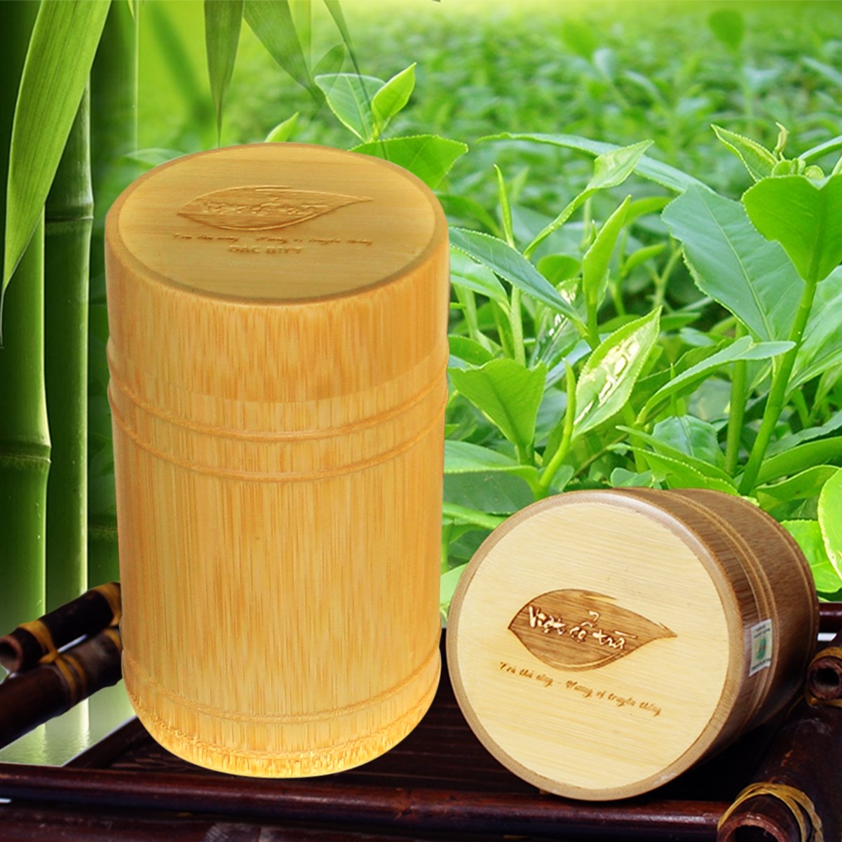 HỘP TRÀ GỖ