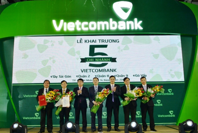 Hình ảnh lễ khai trương Ngân Hàng VIETCOMBANK Hình ảnh lễ khai trương Ngân Hàng VIETCOMBANK