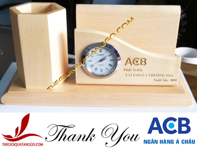 Hộp lọ cắm bút Ngân Hàng ACB Hộp lọ cắm bút Ngân Hàng ACB
