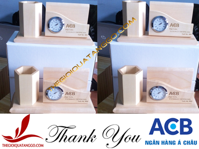 Hộp lọ cắm bút Ngân Hàng ACB Hộp lọ cắm bút Ngân Hàng ACB
