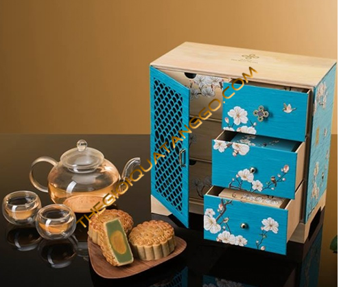 Hộp đựng bánh Trung Thu bằng gỗ đặt tại xưởng đảm bảo chất lượng Hộp đựng bánh Trung Thu bằng gỗ đặt tại xưởng đảm bảo chất lượng