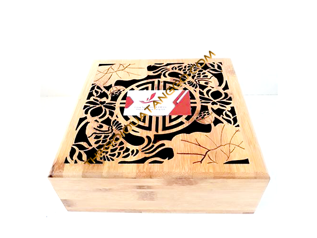 Hộp gỗ bánh trung thu cao cấp