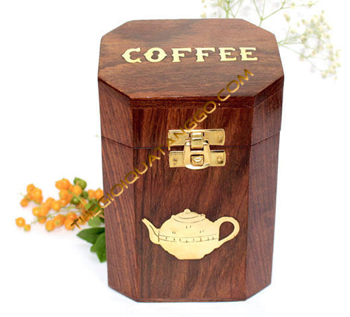 Hộp gỗ đựng cafe cao cấp Hộp gỗ đựng cafe cao cấp
