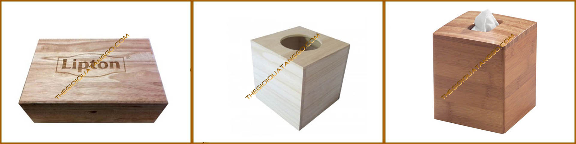 Hộp Khăn Giấy Nâu Đen 1 Hộp Khăn Giấy Nâu Đen 1