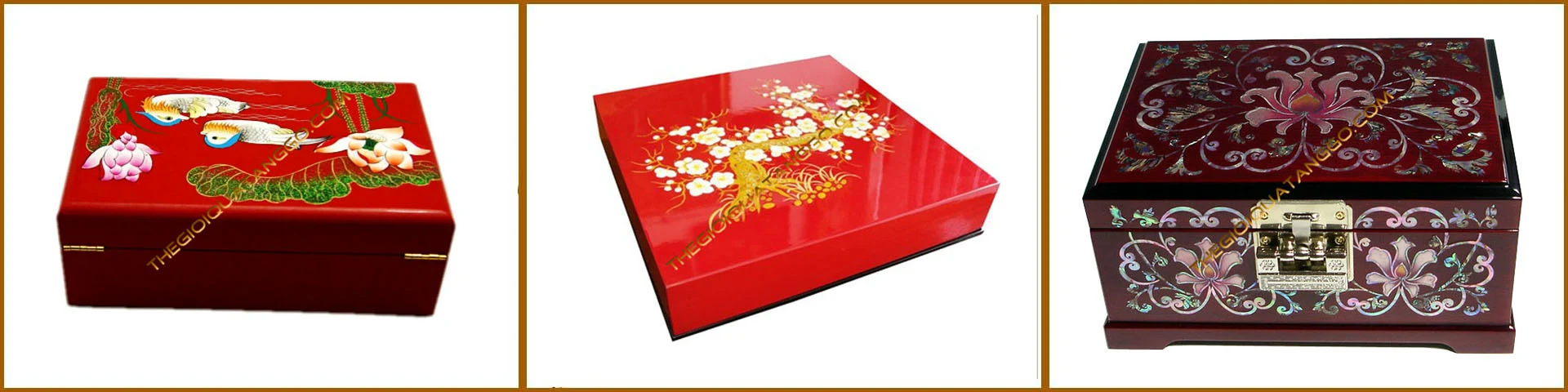 Hộp sơn mài gỗ 12