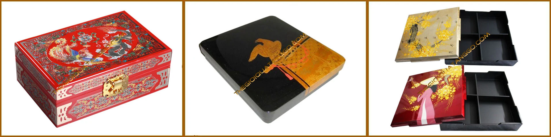 Hộp sơn mài gỗ 13