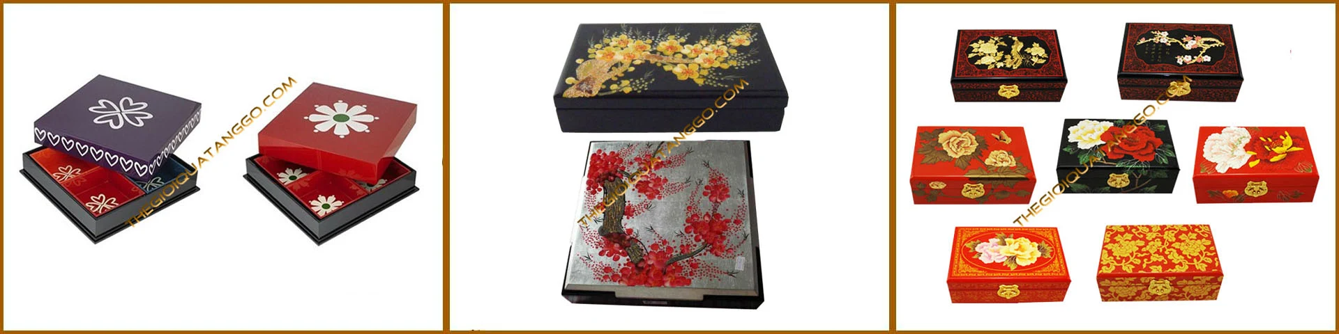 Hộp sơn mài gỗ 6