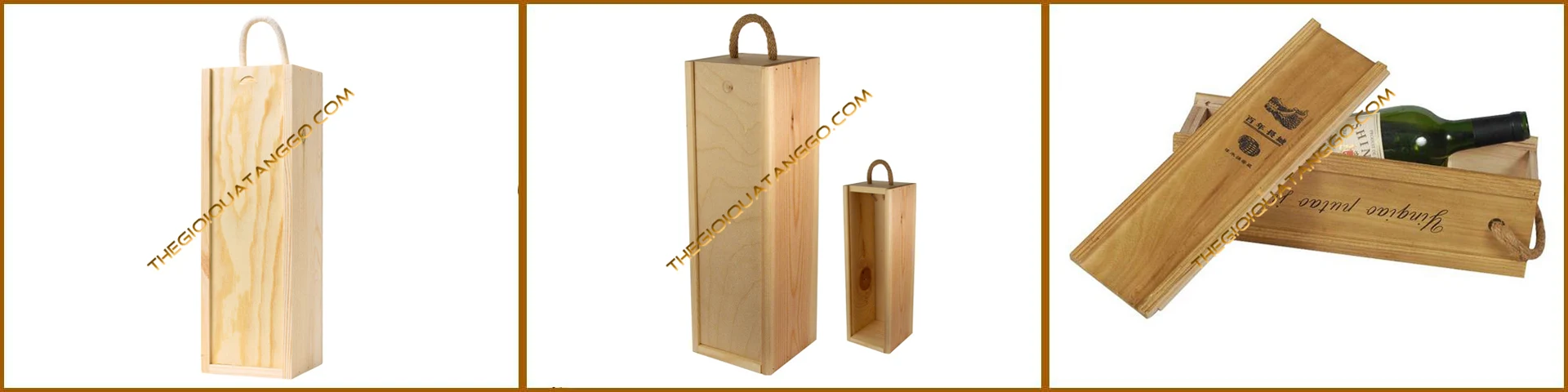 Hộp Rượu Gỗ 5