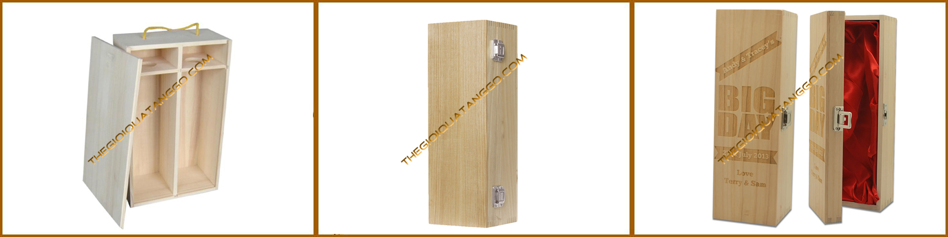 Hộp Gỗ Maple Đựng Rượu 4 Hộp Gỗ Maple Đựng Rượu 4