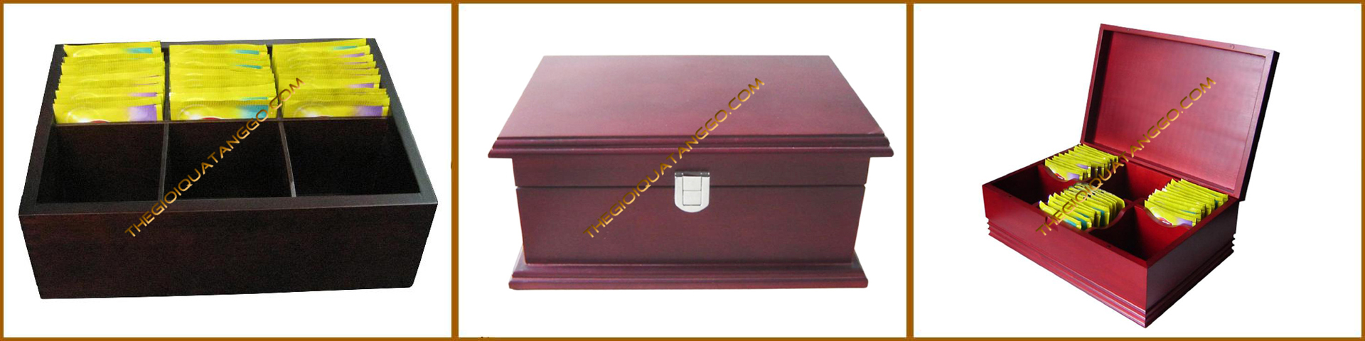 hộp trà gỗ maple độc đáo 6 hộp trà gỗ maple độc đáo 6