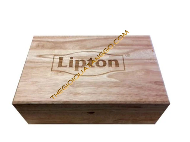 Hộp Trà Gỗ Lipton Độc Đáo