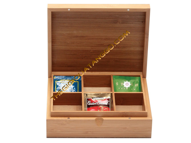 Hộp trà gỗ maple