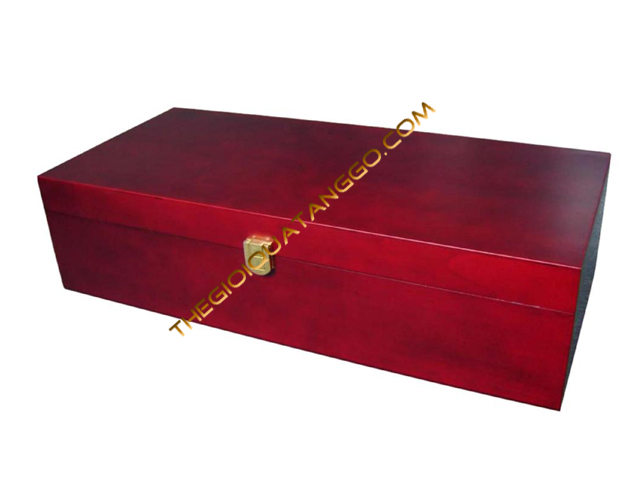 hộp trà gỗ màu đỏ hộp trà gỗ màu đỏ