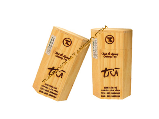 Hộp trà gỗ Ôlong Hộp trà gỗ Ôlong