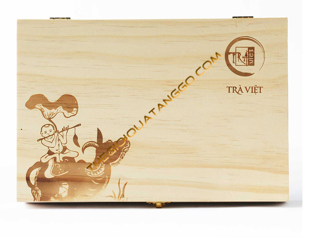 Hộp trà gỗ