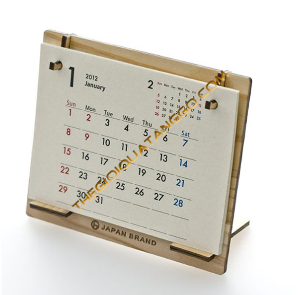 Lịch gỗ để bàn giá rẻ Lịch gỗ để bàn giá rẻ