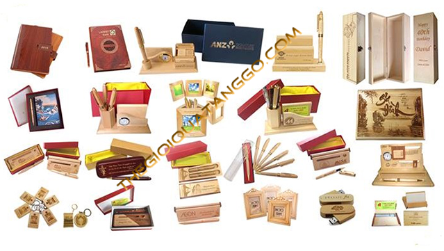 Quà tặng bằng gỗ đa dạng về thiết kế và chủng loại Quà tặng bằng gỗ đa dạng về thiết kế và chủng loại