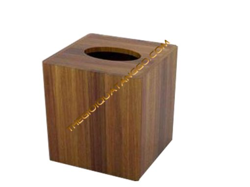 Hộp Đựng Khăn Giấy Nâu Vuông